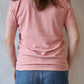 Heathered Lorel Tee | Rose Water