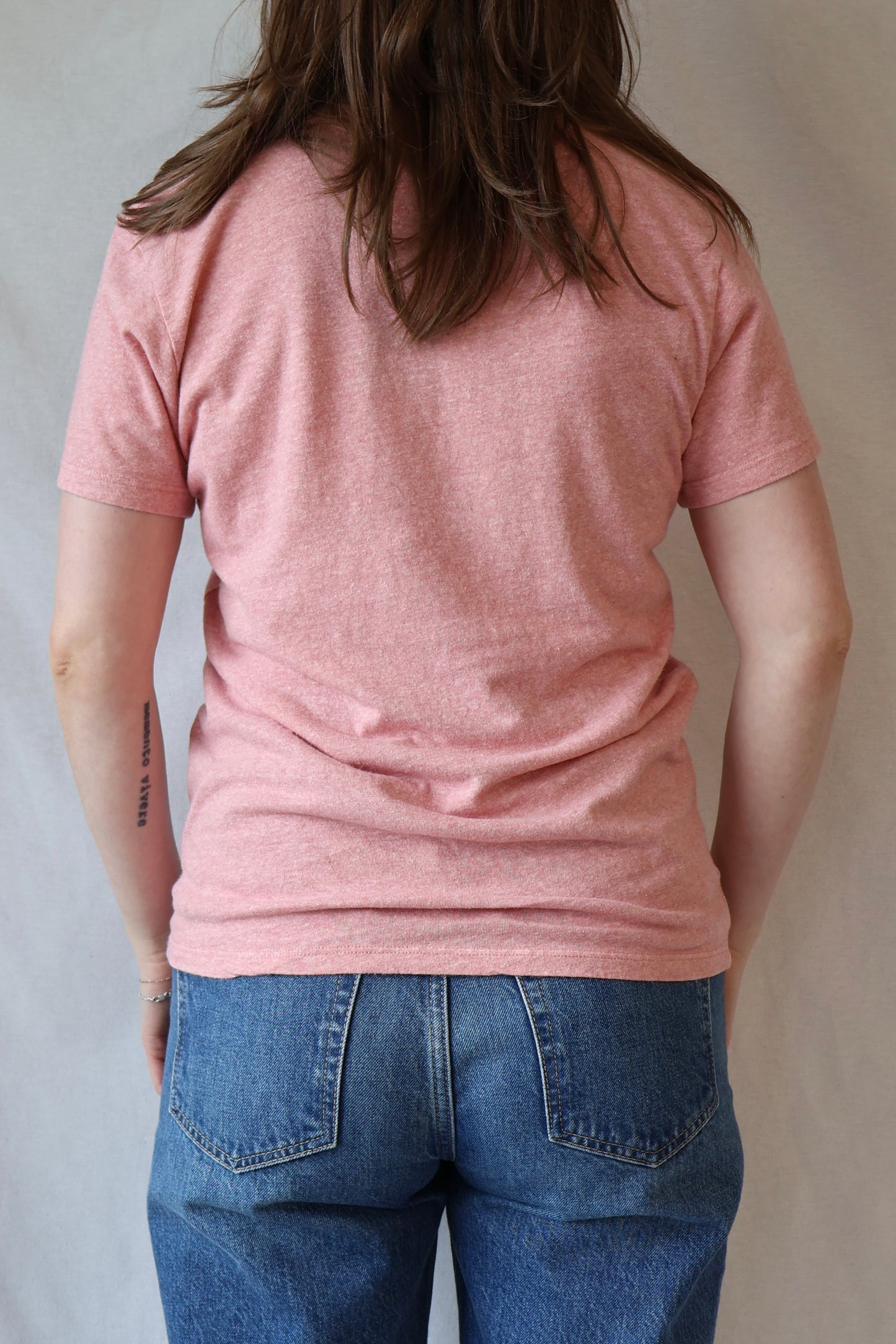 Heathered Lorel Tee | Rose Water
