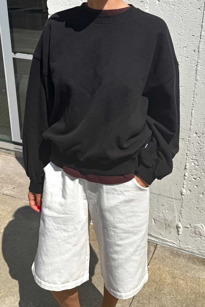 FRENCH TERRY CORE SWEATSHIRT | Black