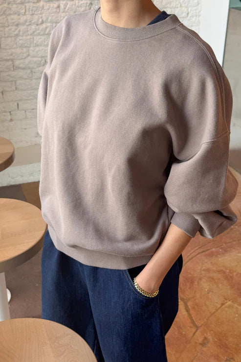 French Terry Core Sweatshirt | Mushroom