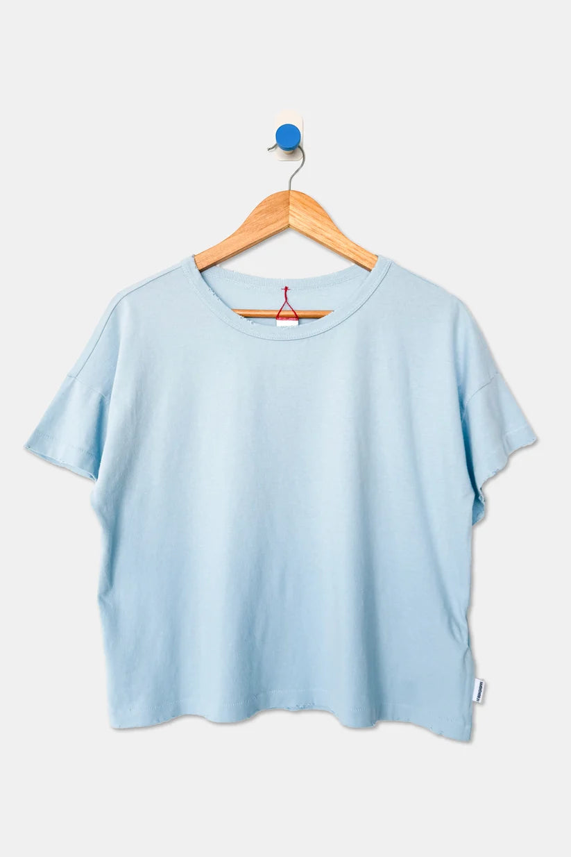 Vintage Fille Tee | Baby Blue