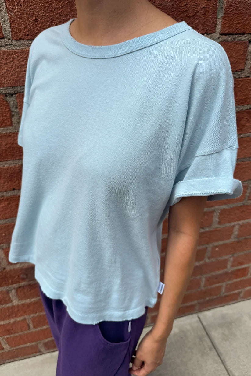 Vintage Fille Tee | Baby Blue