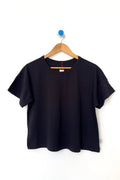 Vintage Fille Tee | True Black