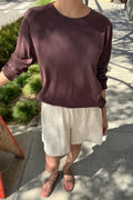 Foundation Long Sleeve Tee | Dark Cacao