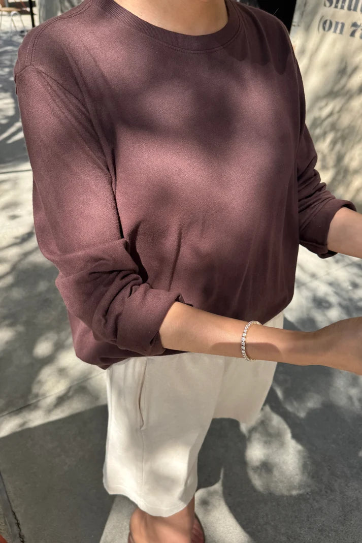 Foundation Long Sleeve Tee | Dark Cacao