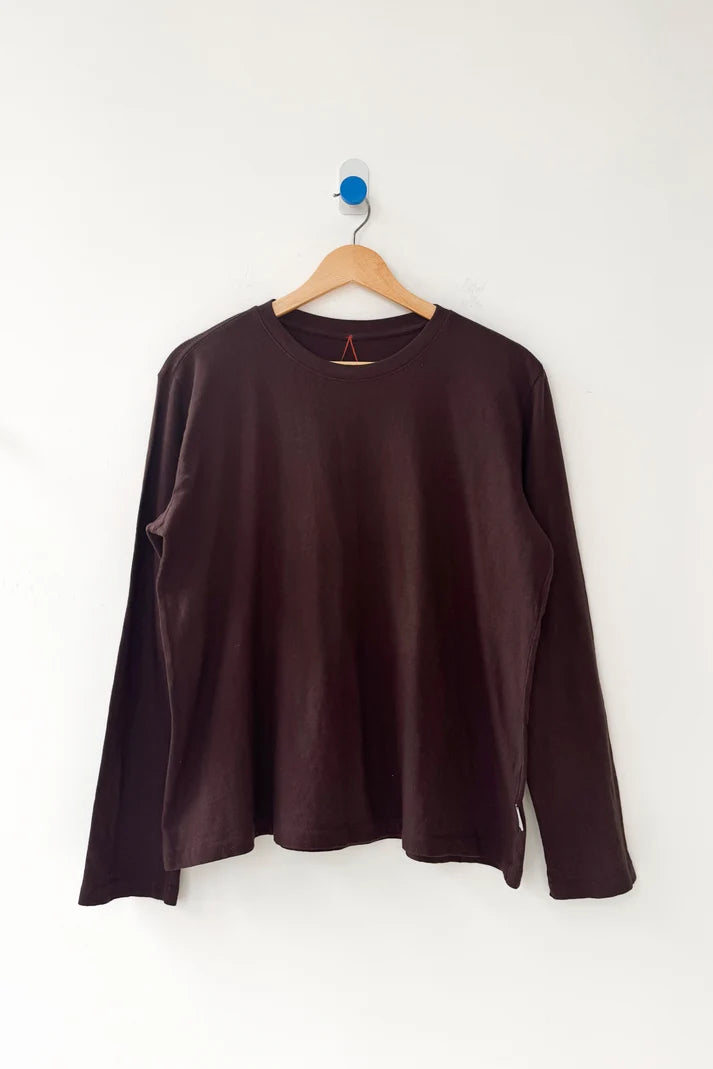 Foundation Long Sleeve Tee | Dark Cacao