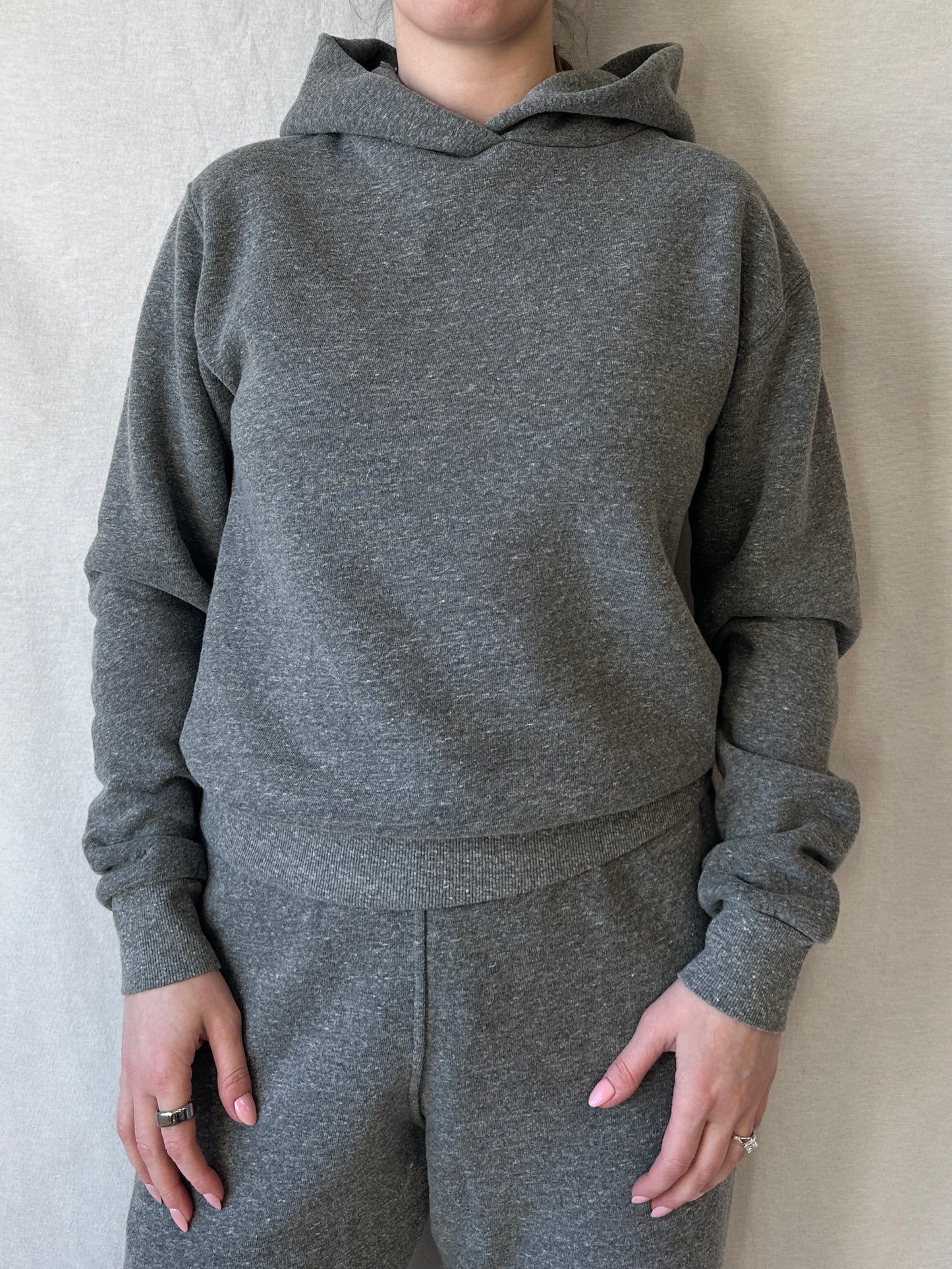 Heart Hoodie | Heather Grey