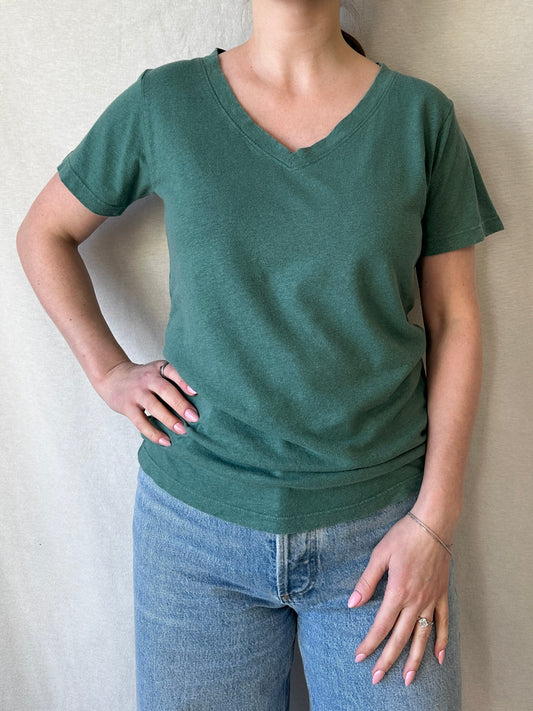 Paige V-Neck | Teal