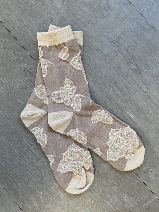 Vintage Floral Socks