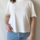 Eddie Oversized Tee | White