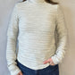 Rila Turtleneck Top | Cream Blue