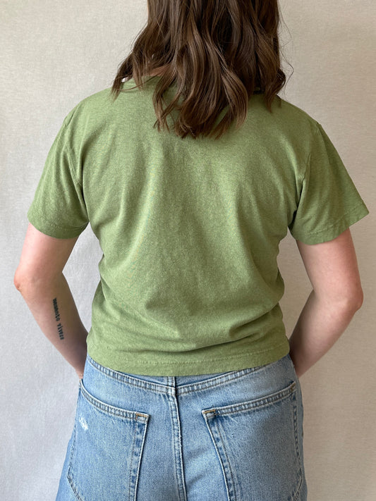 Cropped Lorel Tee | Pistachio