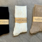 Cashmere Blend Crew Socks