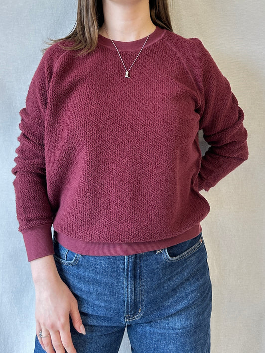 Ziggy Inside Out Sweatshirt | Cranberry