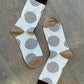 Circle + Stripe Socks