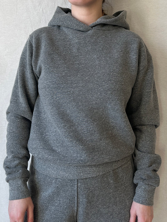 Heart Hoodie | Heather Grey