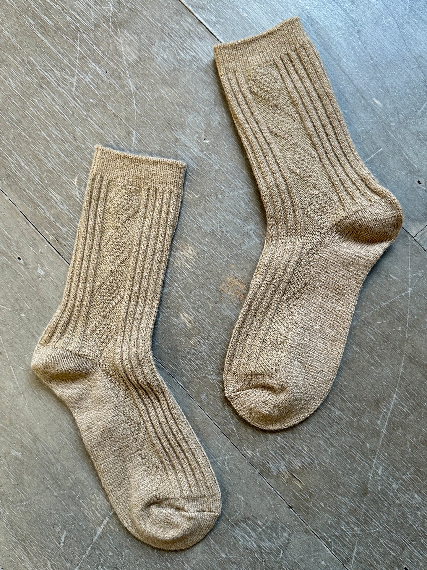 Cashmere Blend Crew Socks