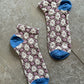 Retro Floral Ankle Socks