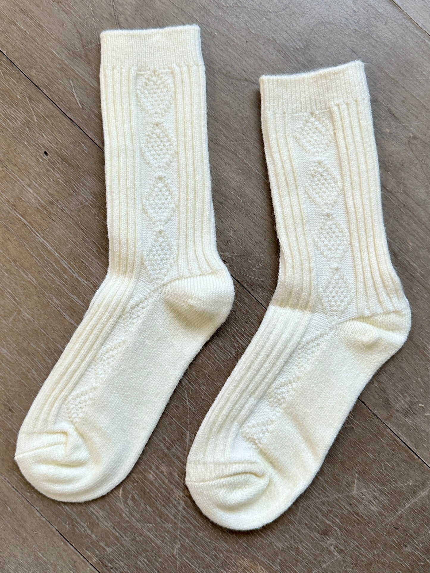 Cashmere Blend Crew Socks