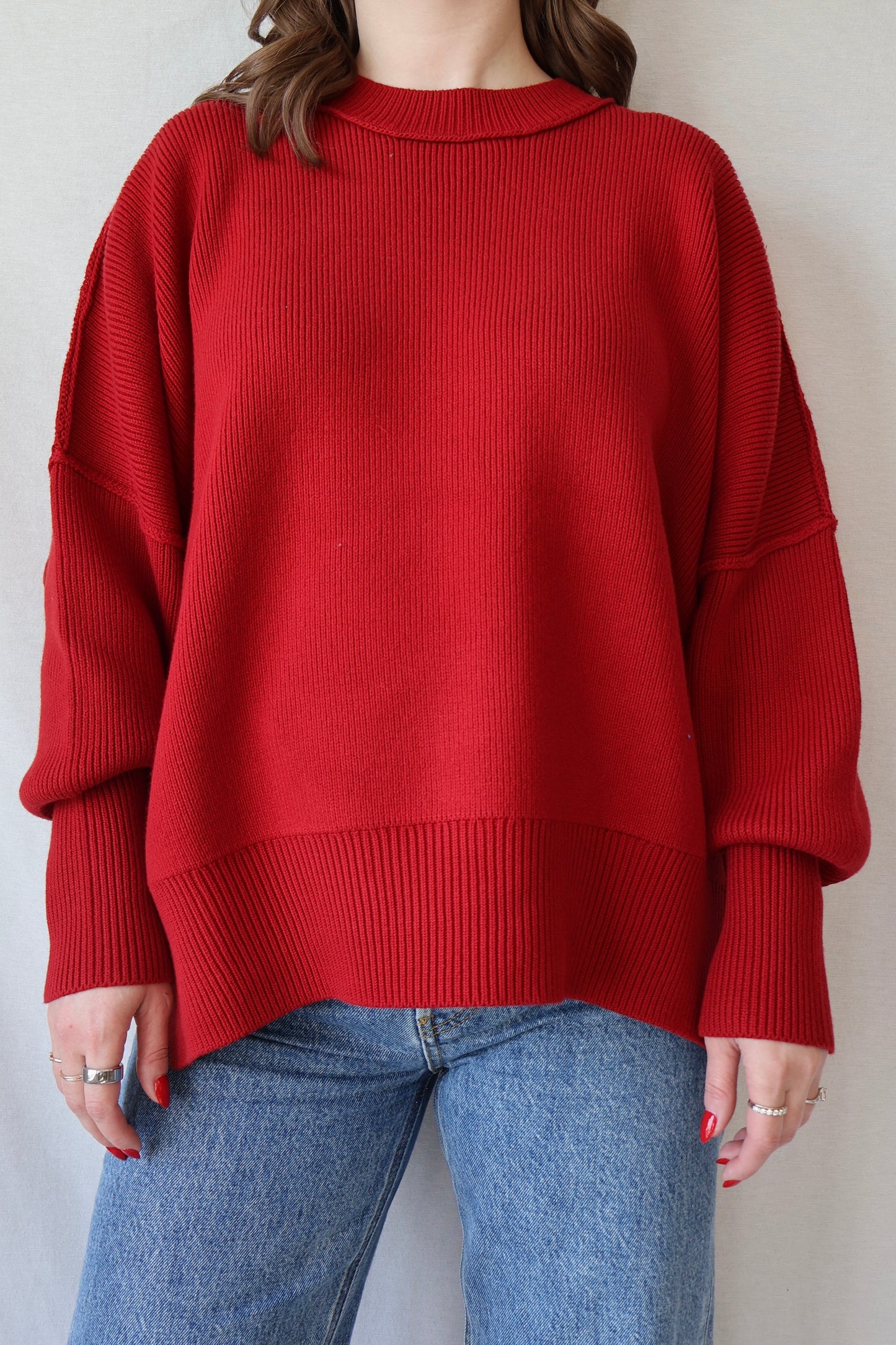 Harper Sweater | Wine