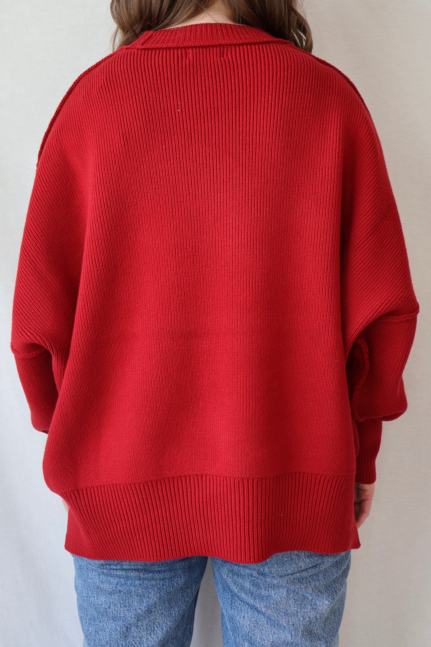 Harper Sweater | Wine