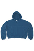 Heathered Osprey Cropped Sweatshirt | Deep Indigo