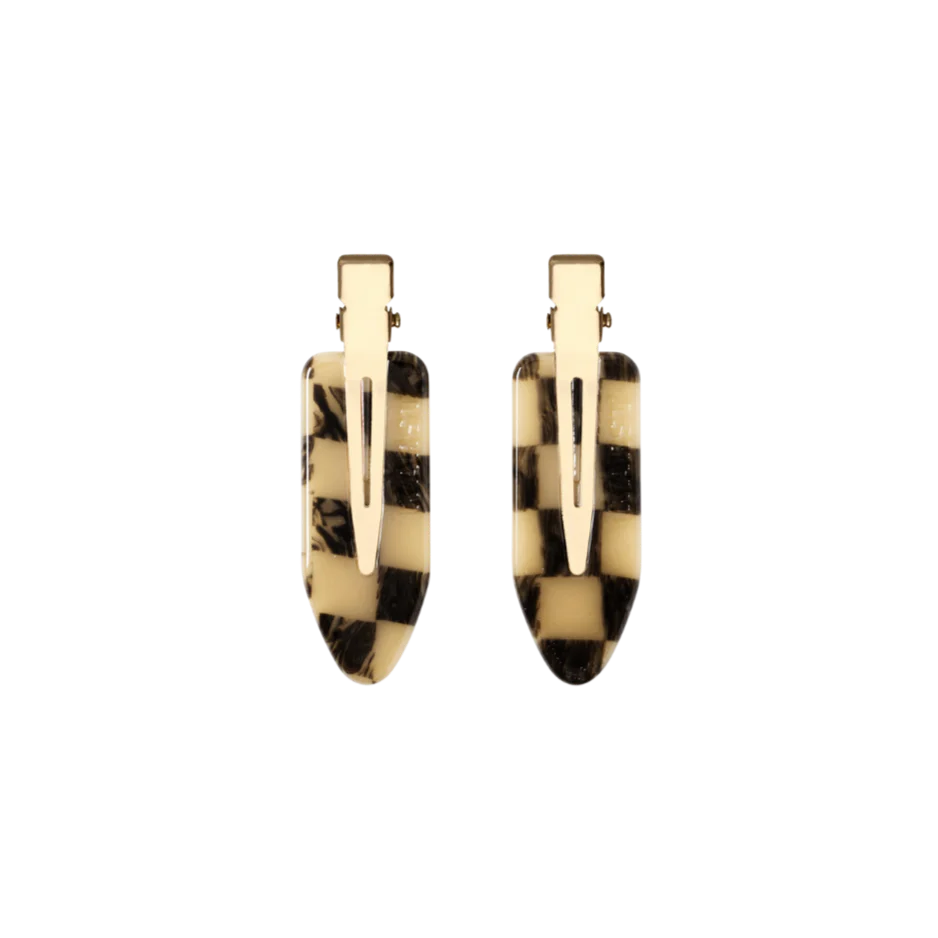 Creaseless Clips | Faded Checkers