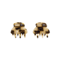 Baby Hair Claw | Faded Checker