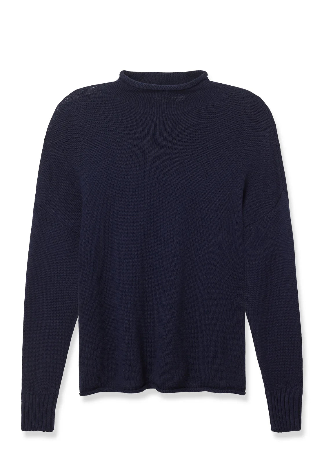 Nova Mock Neck Sweater | Navy
