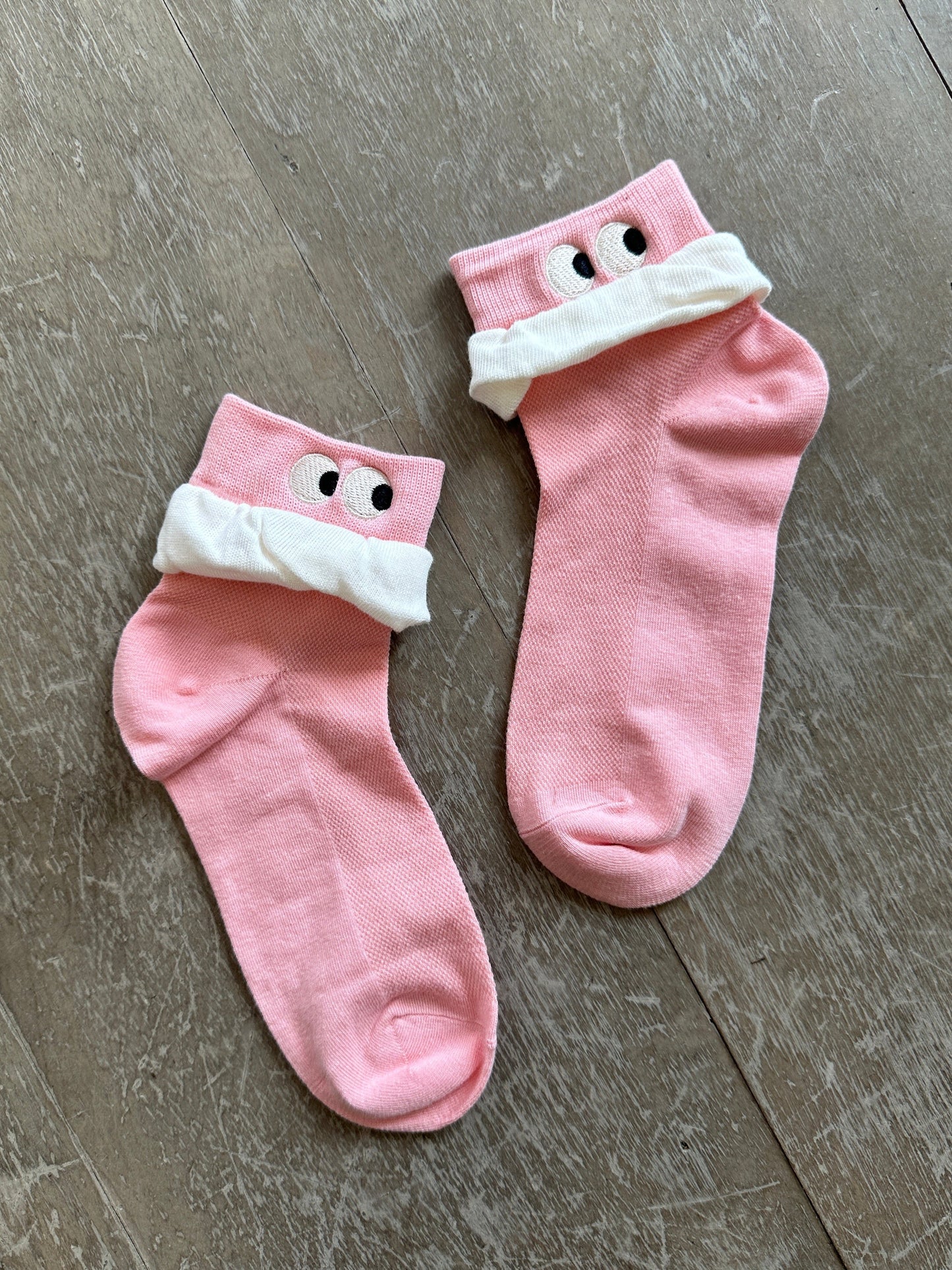 Embroidered Eye Socks