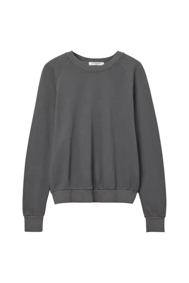 Alexi Raglan Crew | Charcoal