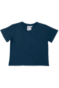 Cropped Lorel Tee | Navy