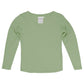 Finch V-Neck Long Sleeve | Pistachio