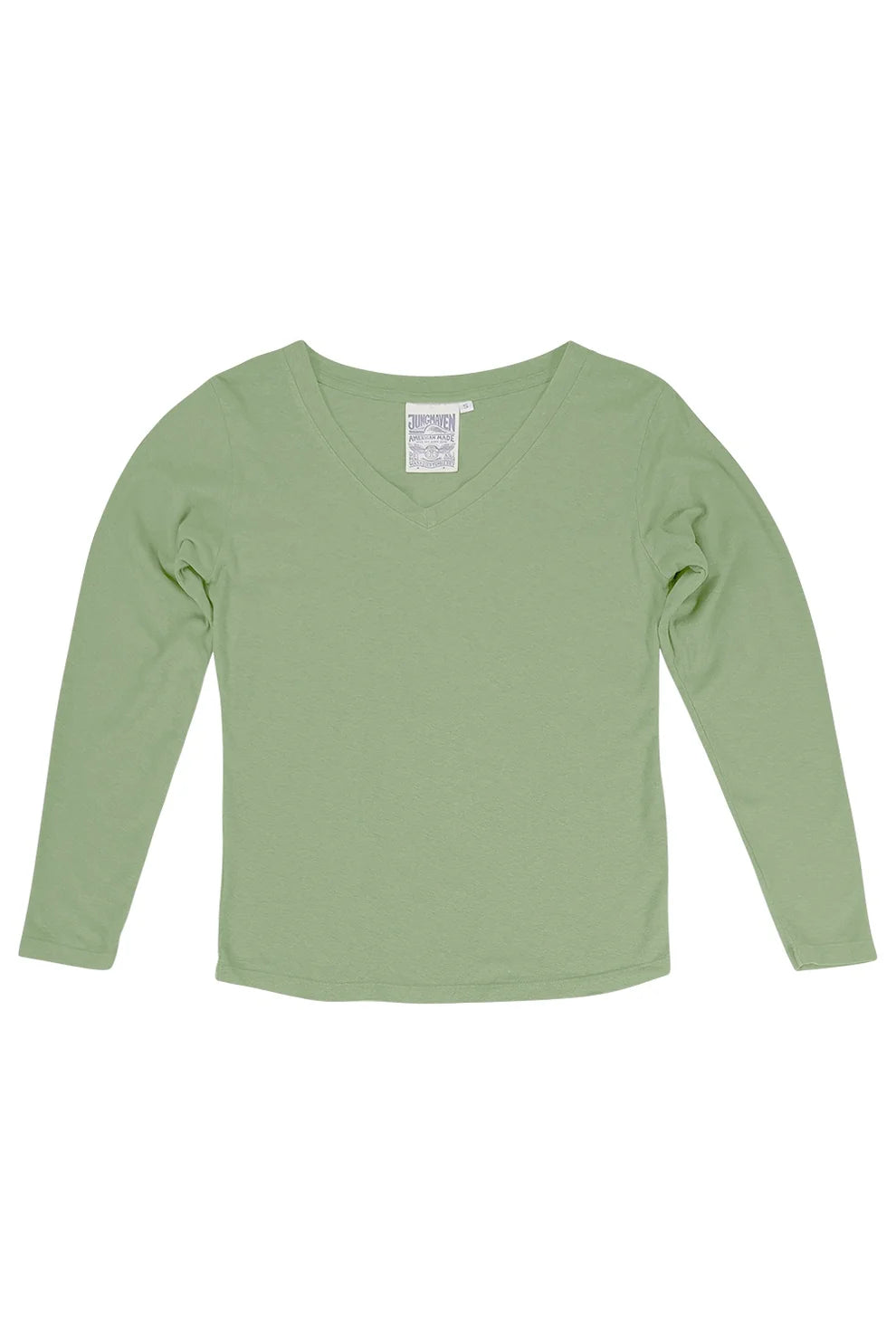 Finch V-Neck Long Sleeve | Pistachio