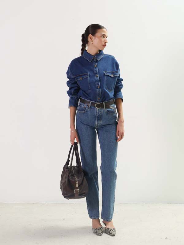 Leia High Rise Straight | Bluestone