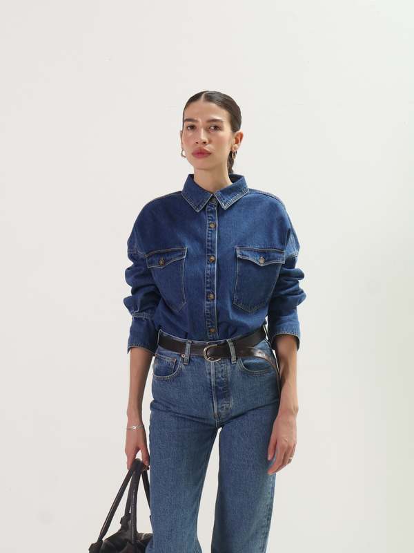 Leia High Rise Straight | Bluestone