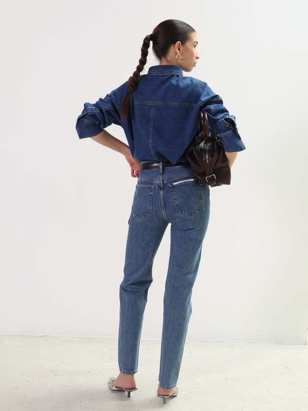 Leia High Rise Straight | Bluestone