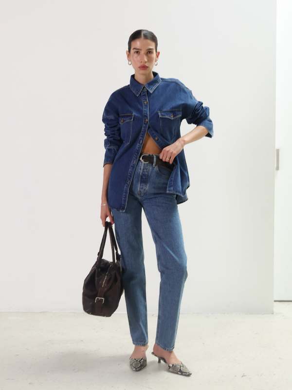 Leia High Rise Straight | Bluestone