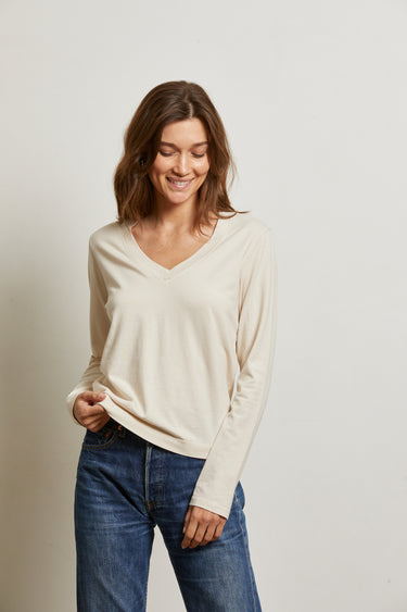 Sinatra V-Neck Long Sleeve | Sugar
