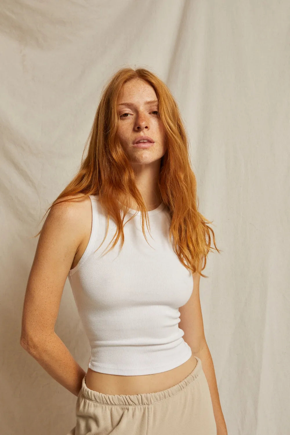 Gigi Tank | White