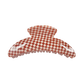 Slim Hair Claw Clip | Maraschino Checker