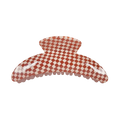 Slim Hair Claw Clip | Maraschino Checker