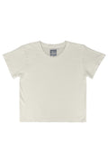 Cropped Lorel Tee | Washed White