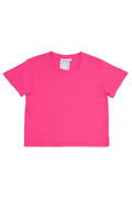 Cropped Ojai Tee | Electric Fuchsia