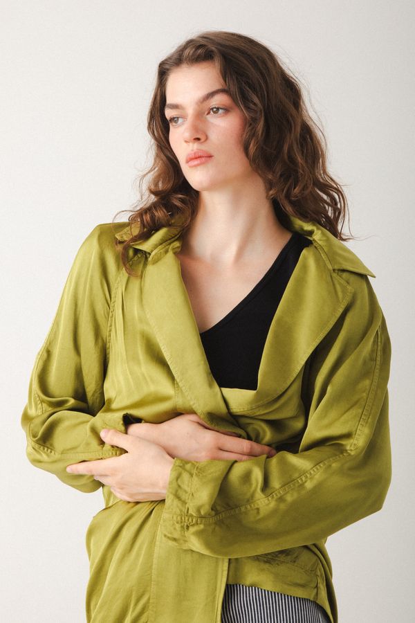 Satin Mid-Habitual | Fern