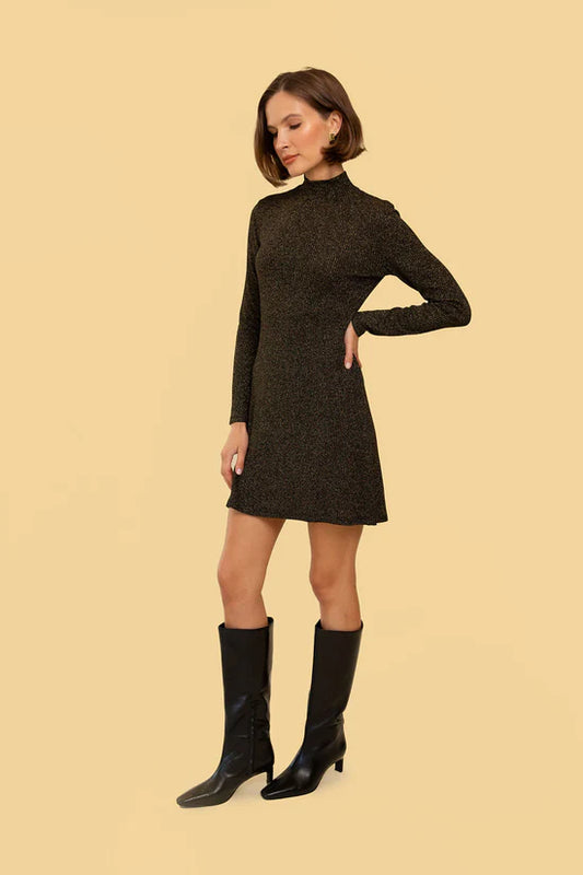 Joanie Dress | Black Sparkle