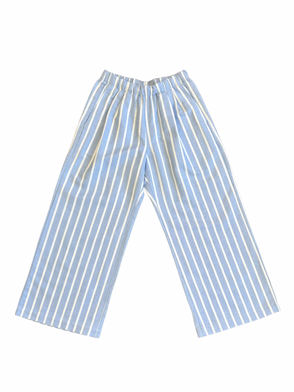 Melrose Pant | Blue + White Stripe