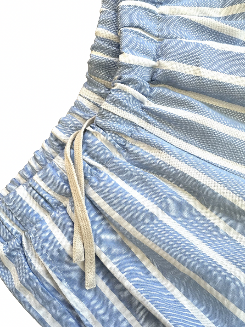 Melrose Pant | Blue + White Stripe