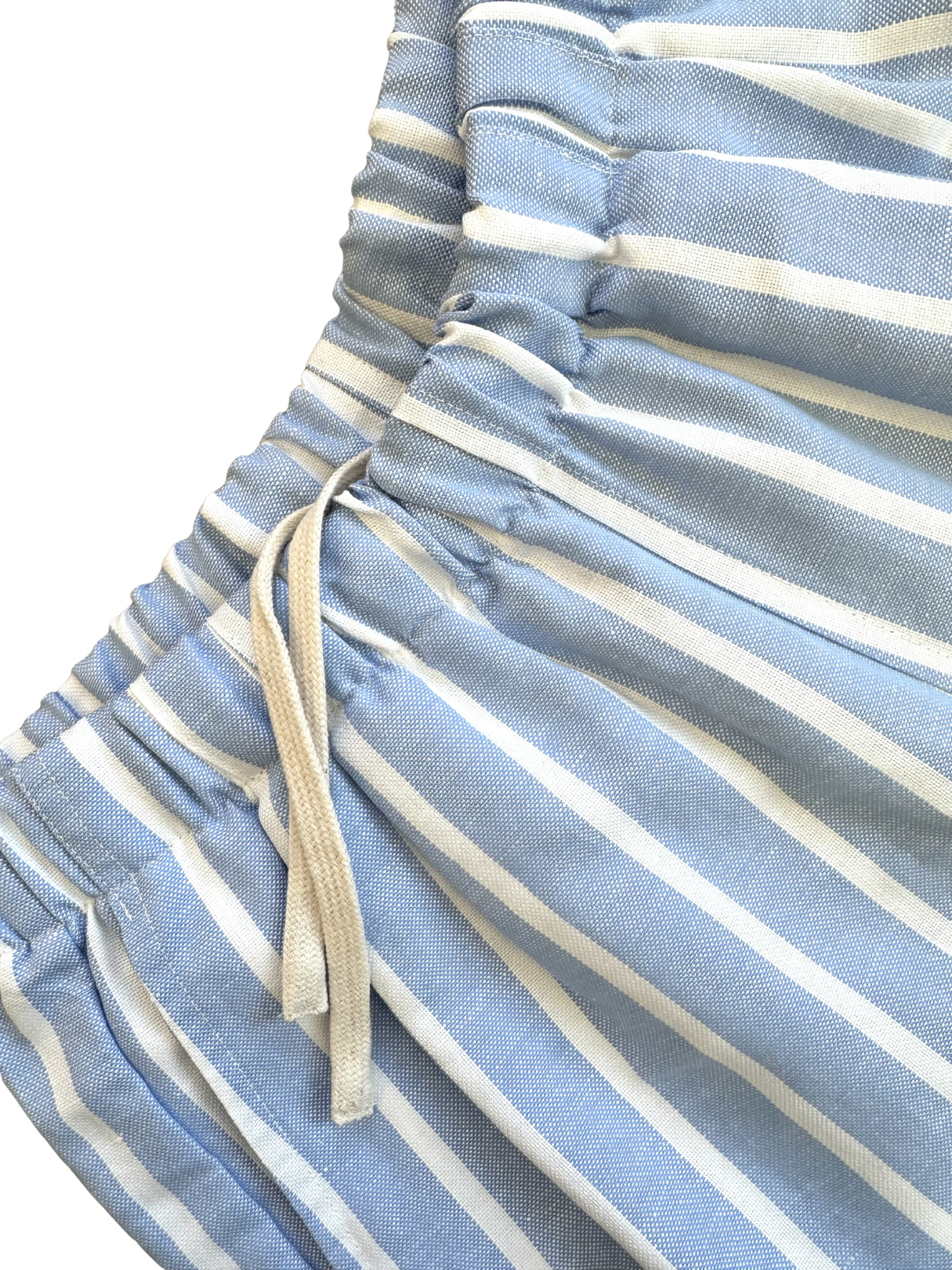 Melrose Pant | Blue + White Stripe