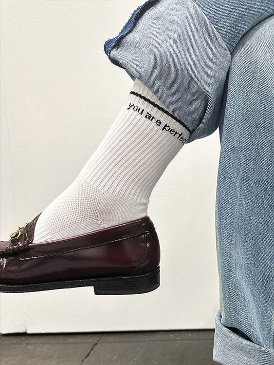 Perfect Socks | White